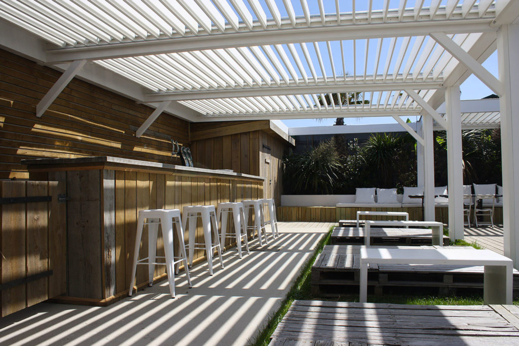 Store Motion Installation Pergola Bioclimatique Beach House Occitanie